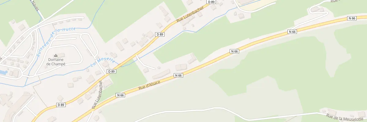 Plan du 31 Rue d’Alsace à Bussang