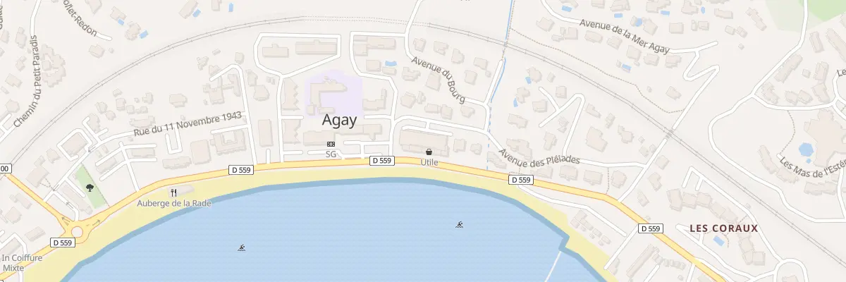 Plan du 2089 Av du Bourg à Saint-Raphaël