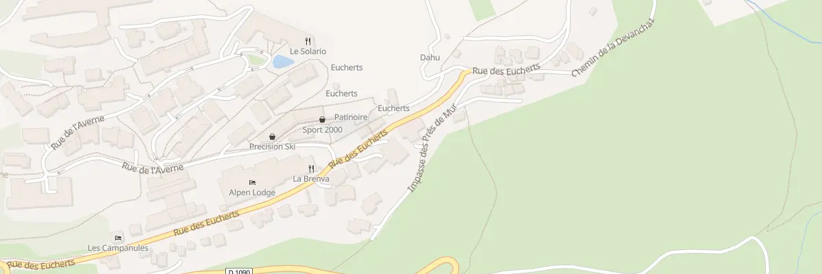 Plan du 528 Rue des Eucherts à Montvalezan
