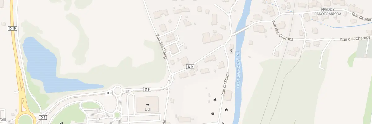 Plan du 16 Rue Peintre Maurice Ehlinger à Andelnans