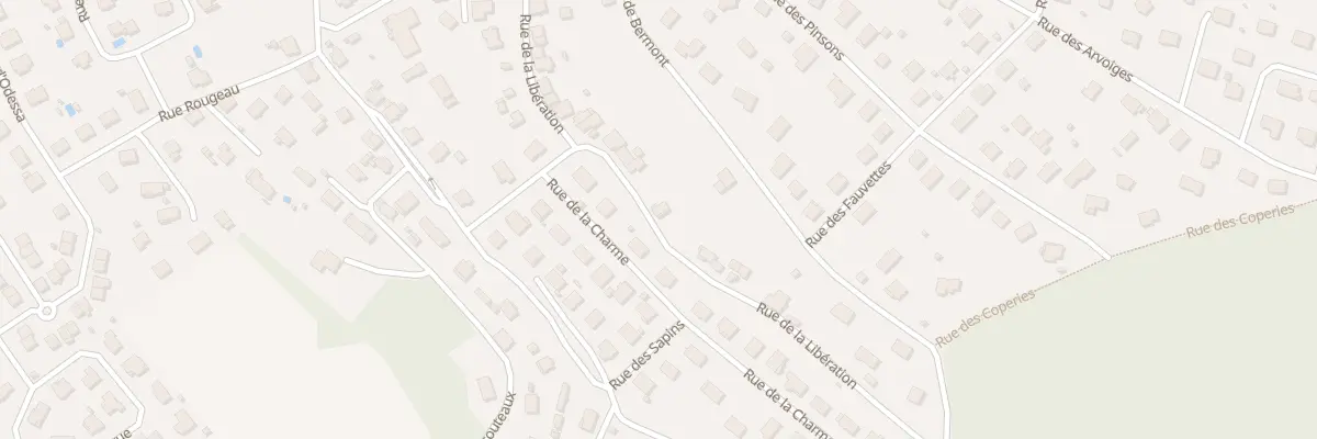 Plan du 61 Rue de la Libération à Étupes