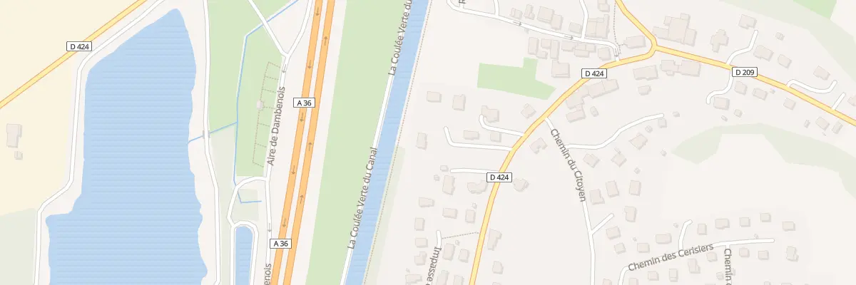 Plan du 14 Rue de Brognard à Dambenois