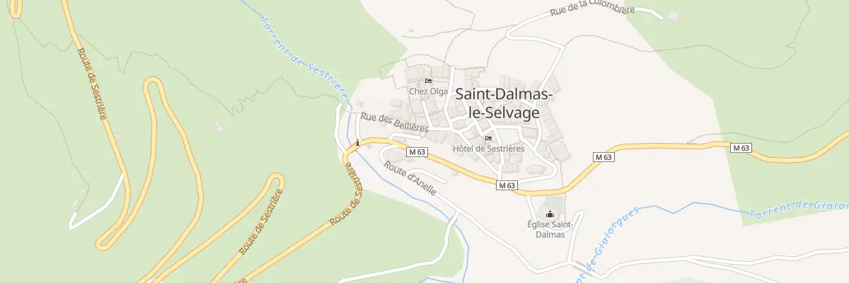 Plan du 5035 Le Village à Saint-Dalmas-le-Selvage