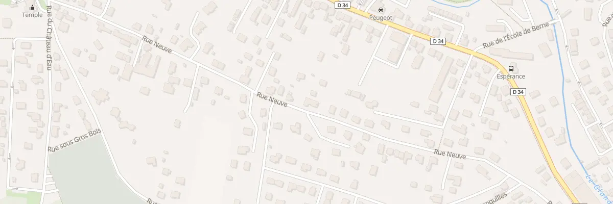 Plan du 26 Rue Neuve à Seloncourt