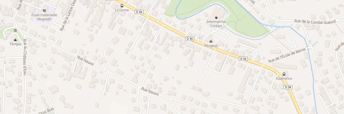 Plan du 45 Rue du Gen Leclerc à Seloncourt