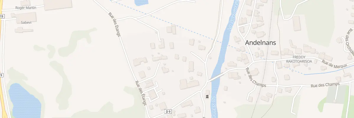 Plan du 4 Rue des Balastieres à Andelnans