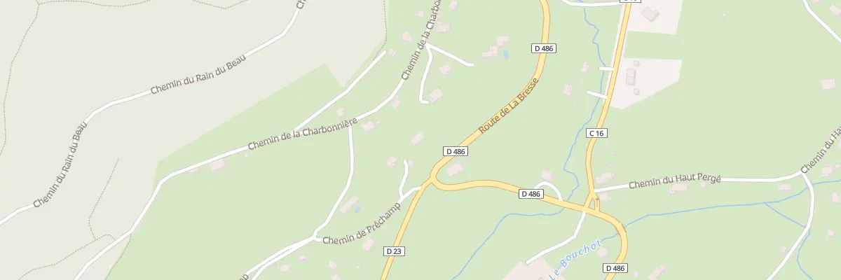 Plan du 240 Rte de la Bresse à Gérardmer