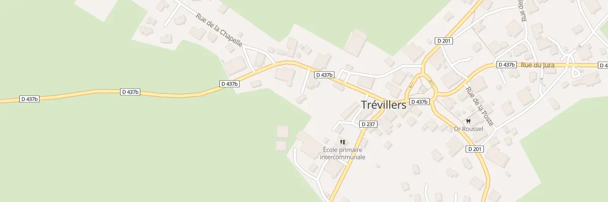 Plan du 7 Rue du Comté à Trévillers