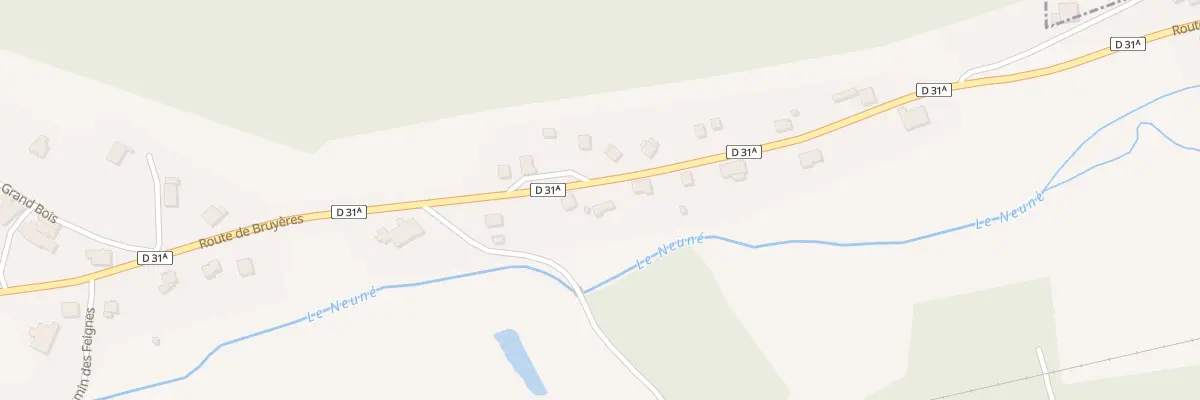 Plan du 912 Rte de Bruyères à La Houssière