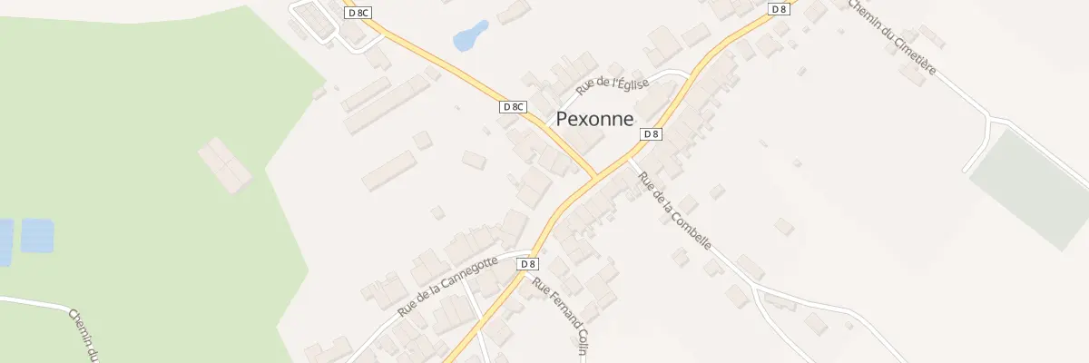 Plan du 1 Pl des Alliés à Pexonne