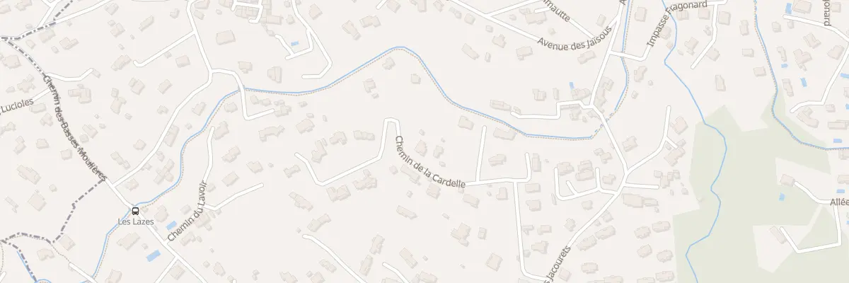 Plan du 74 Che de la Cardelle à Peymeinade