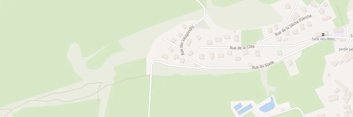 Plan du 6 Rue du Stade à Villars-lès-Blamont