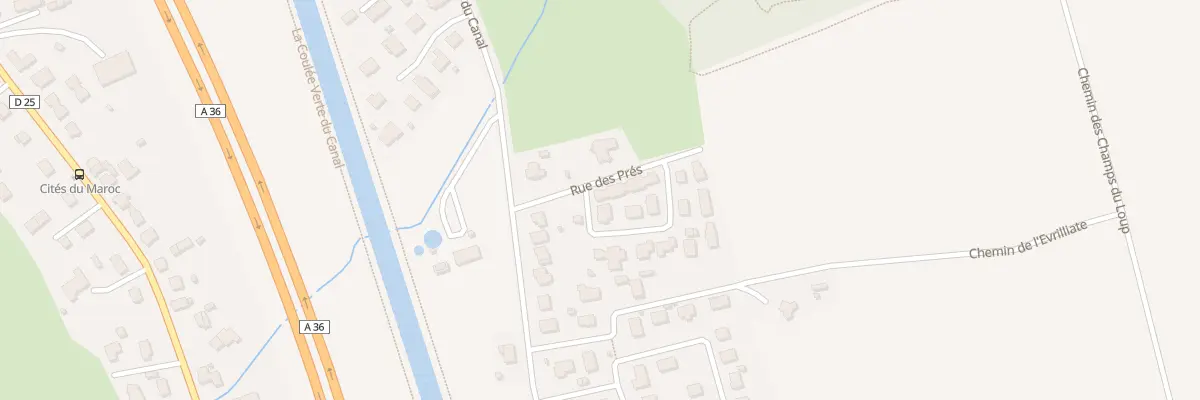 Plan du 2 Rue des Pres à Trévenans
