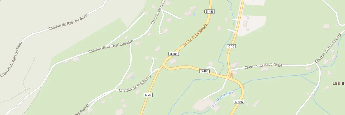 Plan du 241 Rte de la Bresse à Gérardmer