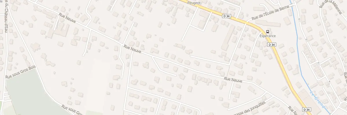 Plan du 22B Rue Neuve à Seloncourt