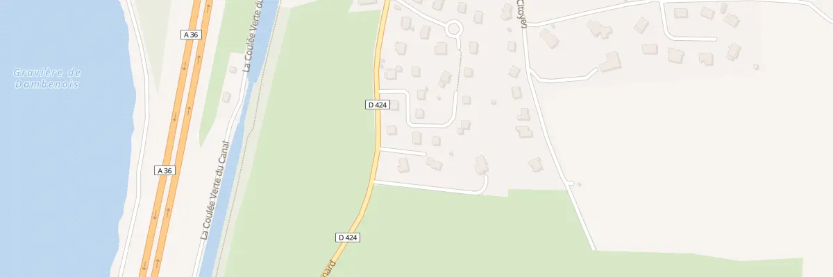 Plan du 10 Rue des Boutons d’Or à Dambenois