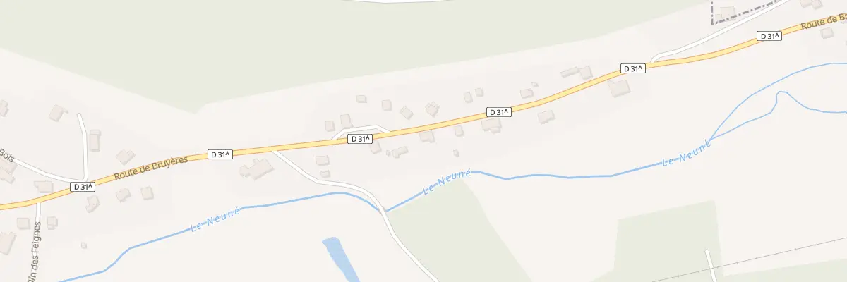 Plan du 964 Rte de Bruyères à La Houssière