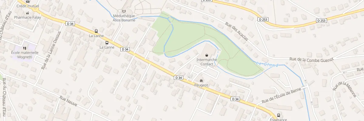 Plan du 42 Rue du Gen Leclerc à Seloncourt