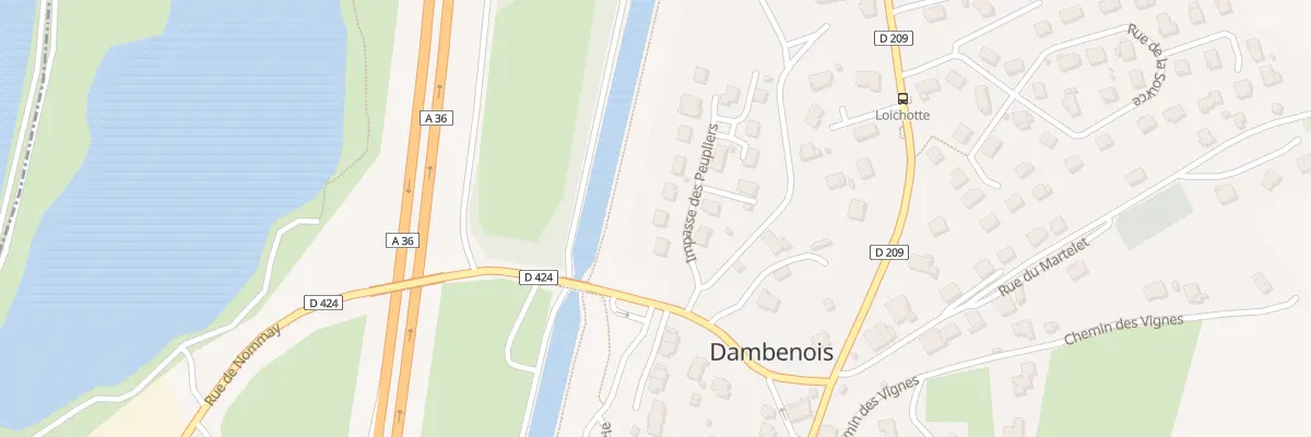 Plan du 2 Imp des Peupliers à Dambenois