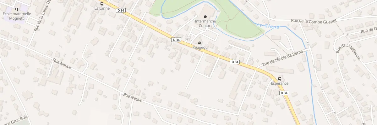 Plan du 35 Rue du Gen Leclerc à Seloncourt