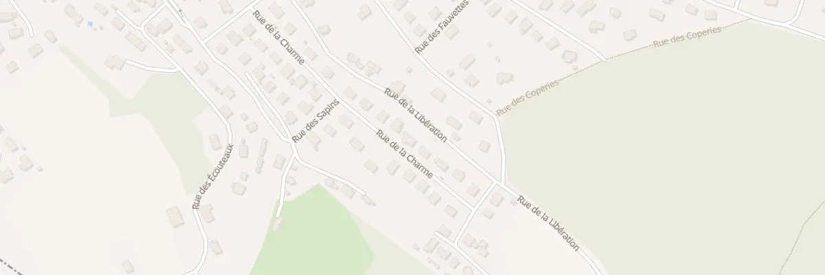 Plan du 17 Rue de la Charme à Étupes
