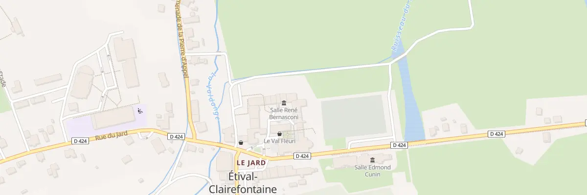 Plan du 7 Cour des Moines à Étival-Clairefontaine