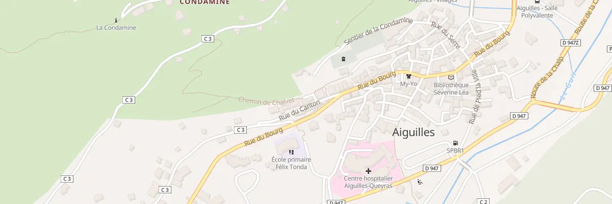 Plan du 50 Rue du Canton à Aiguilles