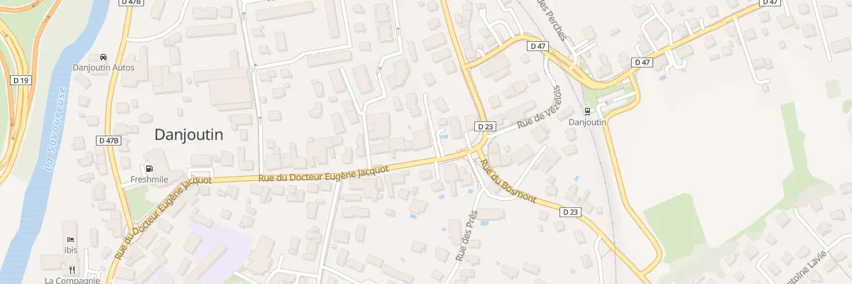 Plan du 39A Rue Docteur Eug Jacquot à Danjoutin