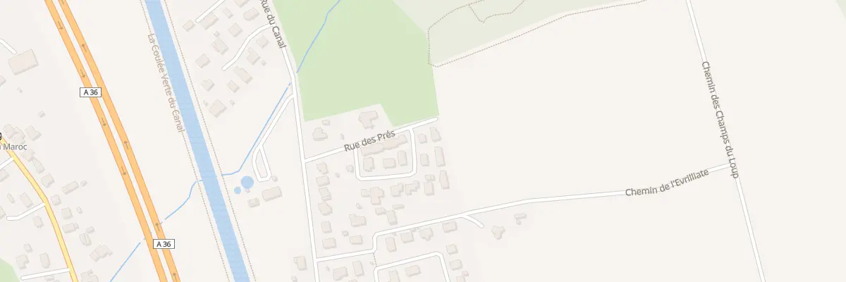 Plan du 16 Rue des Bleuets à Trévenans