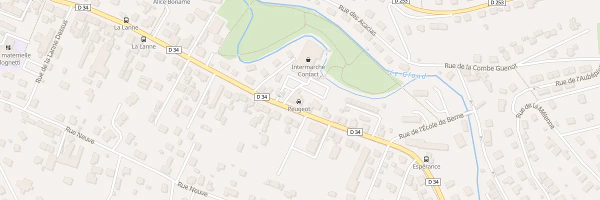 Plan du 26 Rue du Gen Leclerc à Seloncourt