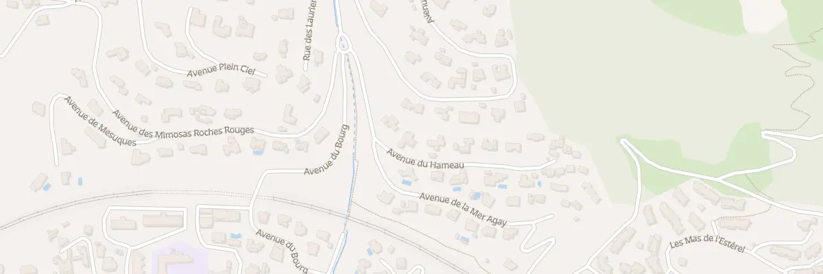 Plan du 45 Av du Hameau à Saint-Raphaël