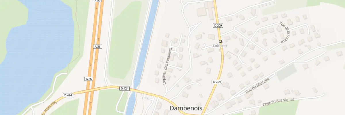 Plan du 12 Imp des Peupliers à Dambenois