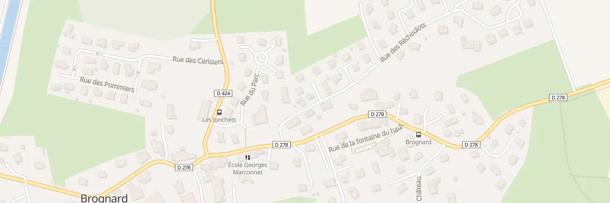 Plan du 6 Rue des Réchoulots à Brognard