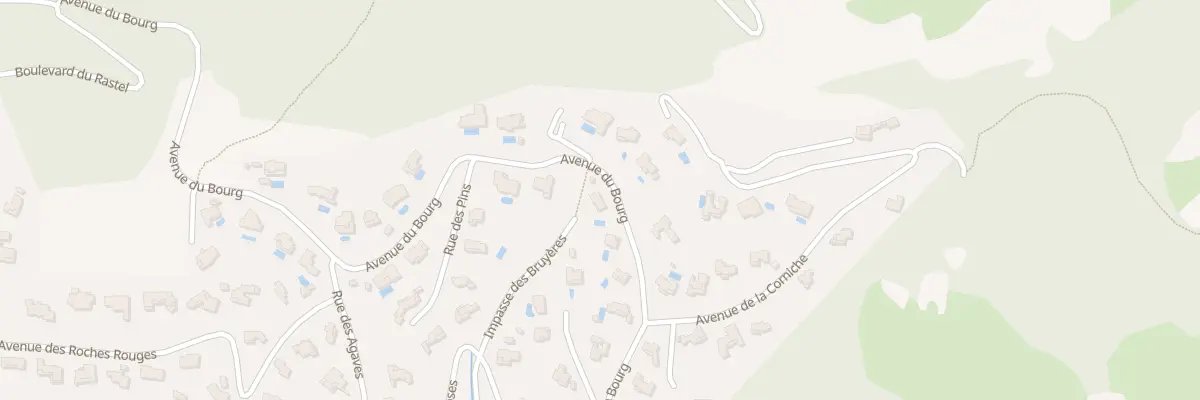 Plan du 442 Av du Bourg à Saint-Raphaël