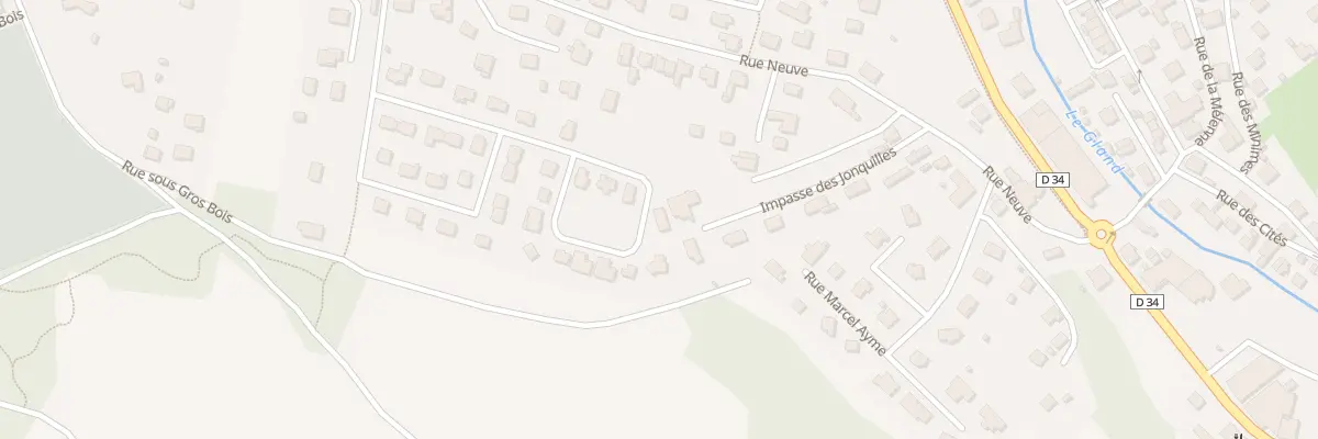Plan du 20 Rue Eugène Petit à Seloncourt