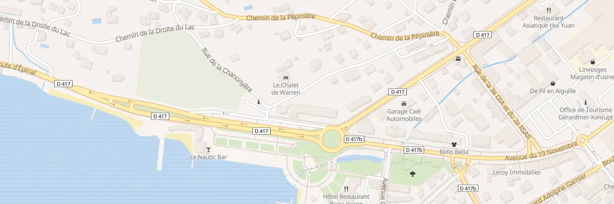 Plan du 4 Rte d’Epinal à Gérardmer