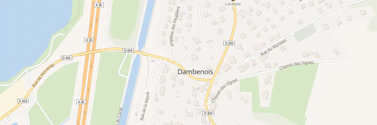 Plan du 2 Rue de Nommay à Dambenois