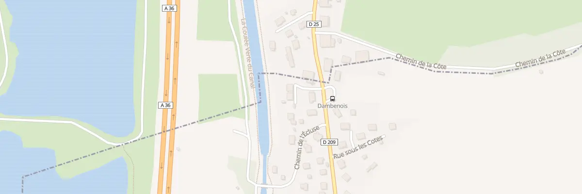 Plan du 23 Rue de Trévenans à Dambenois