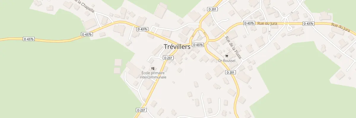 Plan du 3 Rue de l’Eglise à Trévillers