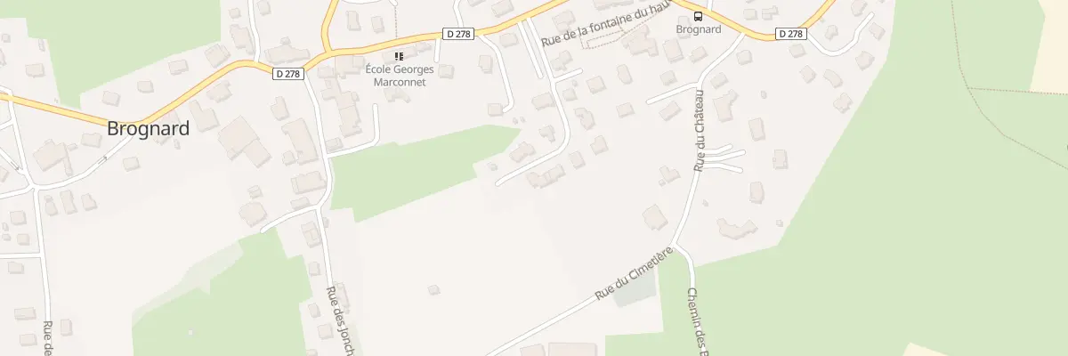 Plan du 10 Rue des Noisetiers à Brognard