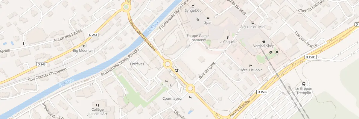 Plan du 247 Av de Courmayeur à Chamonix-Mont-Blanc
