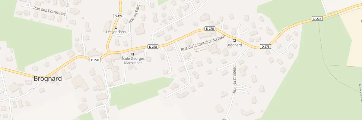 Plan du 13 Rue de la Croze à Brognard