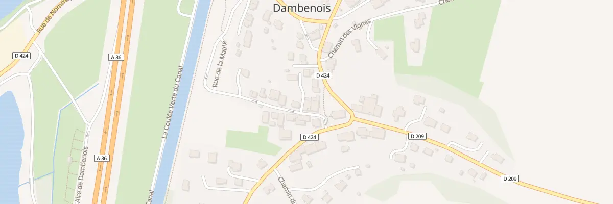 Plan du 4 Rue de la Mairie à Dambenois