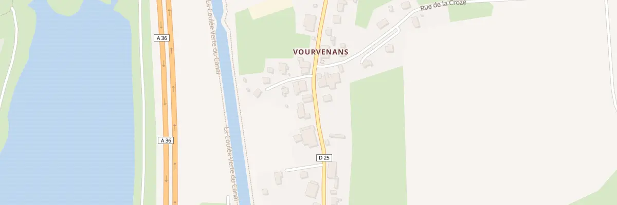 Plan du 54 Rte de Dambenois à Trévenans