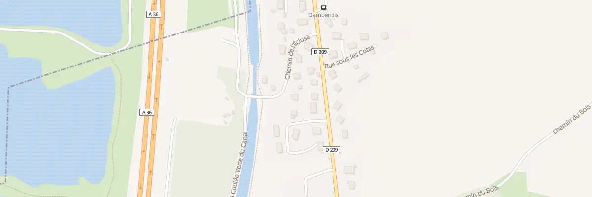 Plan du 7 Che de l’Ecluse à Dambenois