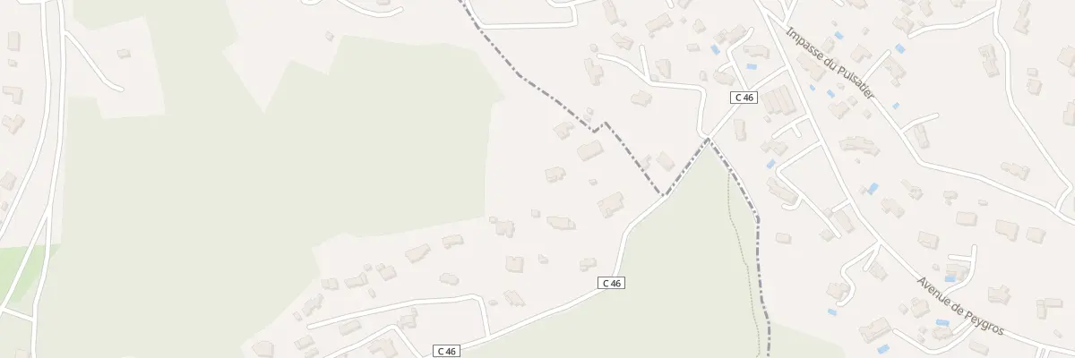 Plan du 2 Che de l’Agranas Vc 46 au Tignet