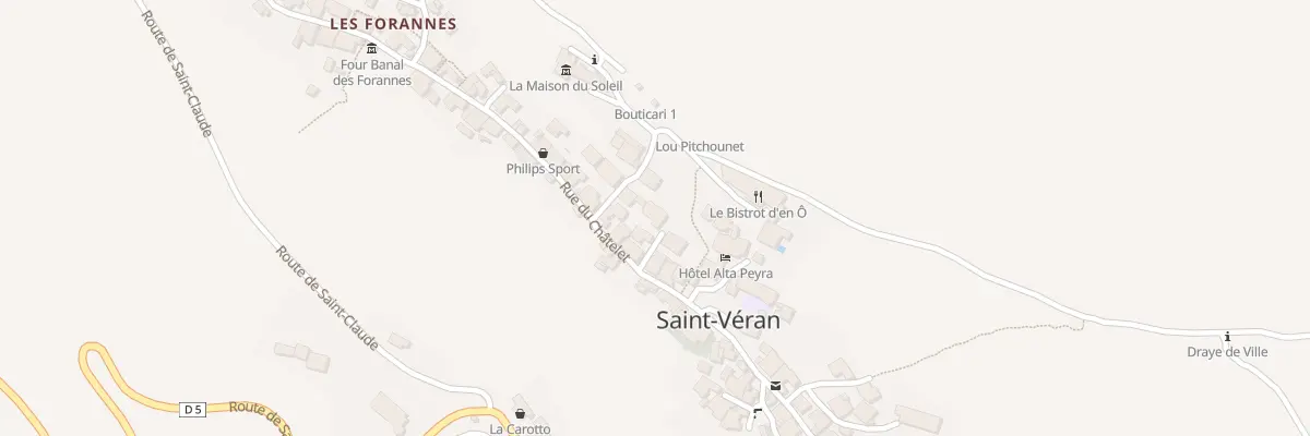Plan du 32 Disvia du Granjoun à Saint-Véran