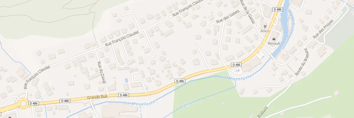 Plan du 46 Grand Rue à La Bresse