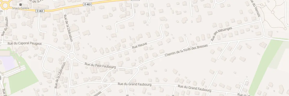 Plan du 10 Rue Neuve à Étupes