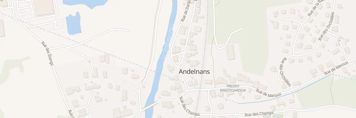 Plan du 2 Rue de Danjoutin à Andelnans
